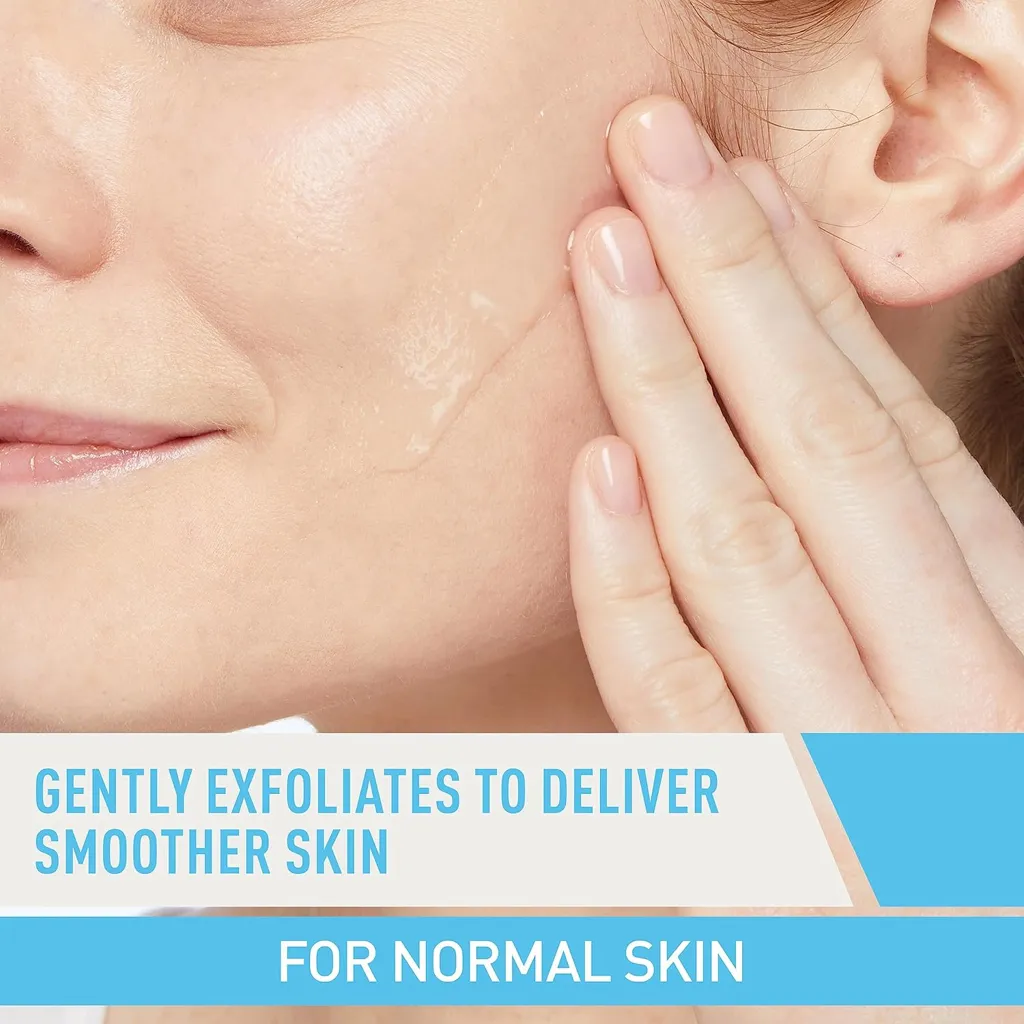 CeraVe SA Cleanser Salicylic Acid Face Wash with Hyaluronic Acid, Niacinamide & Ceramides BHA Exfoliant for Face 8 Ounce, multi, 8 Fl Oz (Pack of 1) - Image 2