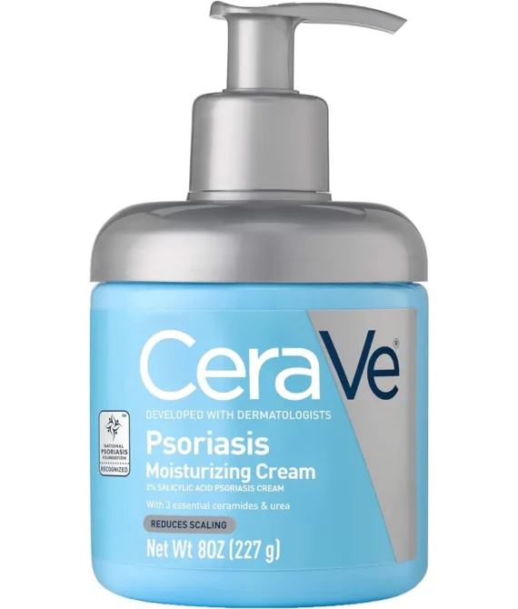 CeraVe Moisturizing Cream For Psoriasis Treatment, 8 Oz, 8 Ounce (Pack of 1)