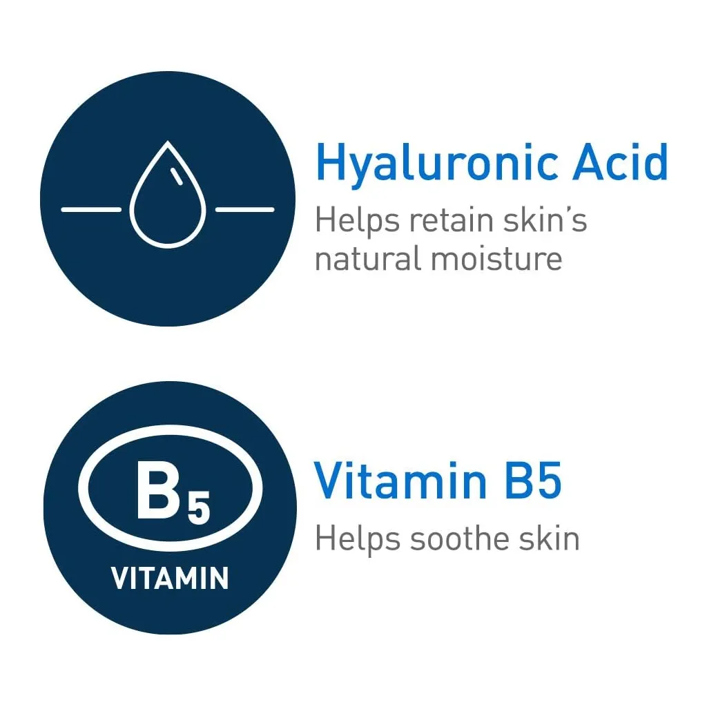 Cerave Hyaluronic Acid Serum for Face with Vitamin B5 and Ceramides, Hydrating Face Serum for Dry Skin, Fragrance Free, 1 Ounce - Image 5