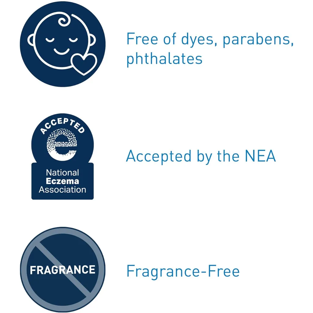 CeraVe Baby Lotion | Gentle Baby Skin Care with Ceramides, Niacinamide & Vitamin E | Fragrance, Paraben, Dye & Phthalates Free | Lightweight Baby Moisturizer | 16 Ounce - Image 4