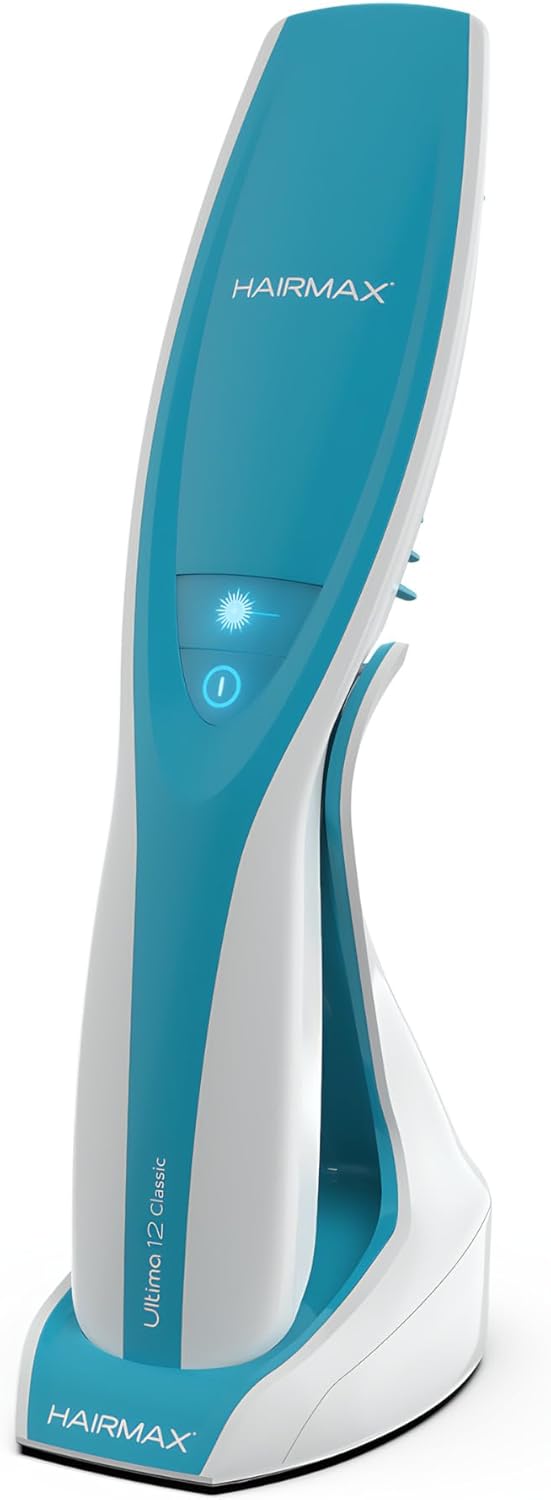Hairmax Ultima 12 Classic LaserComb FDA Cleared Helps Stimulates Hair Growth Reverse Hair Loss Thinning Revitalize Hair Follicles Increase Density Fullness of Hair For Men Women - Image 4