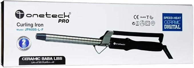 Onetech BLACK EQ005L/JPA005L HAIR CURLING IRON