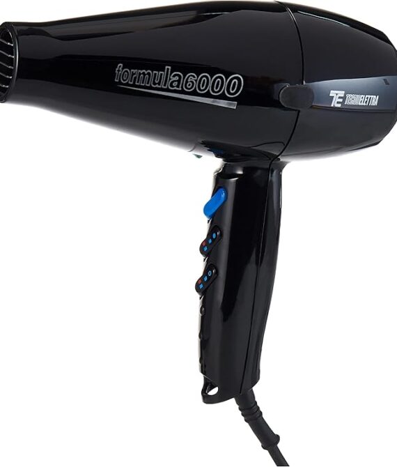 TechnoElectra 6000 Formula Hair Dryer with 3M Cord Black 2500W