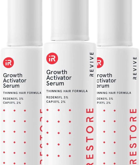 iRESTORE Scalp Serum  Hair Growth Serum for Women Men  Best for Hair Loss Hair Thinning  Aids Regrowth with Redensyl Biotin  Hydrates Scalp for Visibly Thicker Stronger Hair 2 Fl Oz Pack of 3