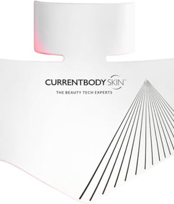 CurrentBody Skin LED Neck  Dcolletage Mask Series 2  Advanced AntiAgeing for your Neck and Chest with Red and NearInfrared Light Therapy