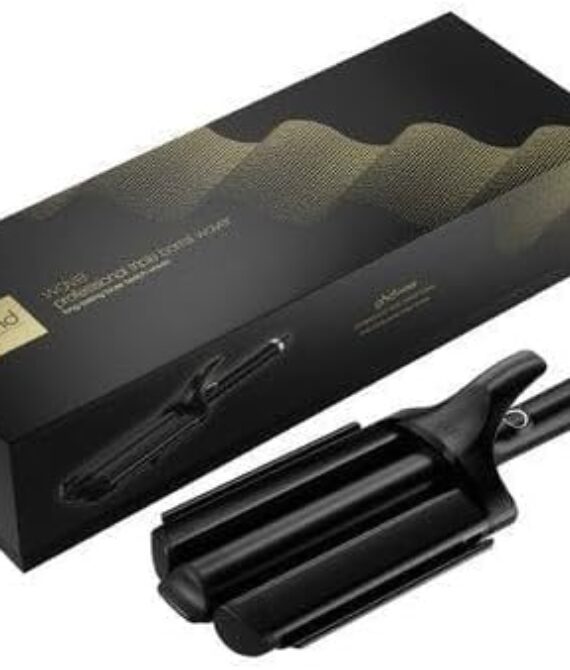 ghd  ghd Wave Curler  Professional Curler Black  Triple Waver  Create long lasting beach waves in 35 seconds  Wavy mermaid easy and fast  Ideal for all hair types and lengths
