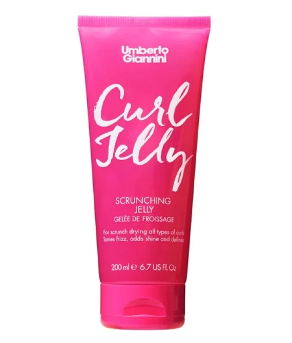 Umberto Giannini Curl Jelly Scrunching Gel for Defined, Frizz-Free Curls – 200ml, Vegan & Cruelty Free – Nan